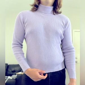 Basic Lilac Turtleneck